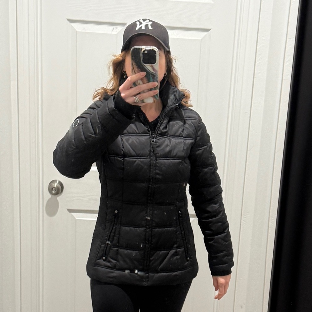 Nautica Women's Black Puffer Jacket
